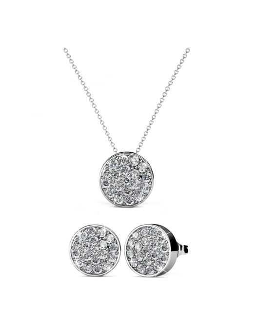 Conjuntos Redondos - Plata y Cristal - Image 1
