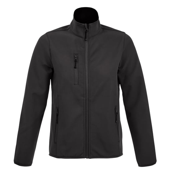 SOLS Womens/Ladies Radian Soft Shell Jacket (Charcoal) - Image 1