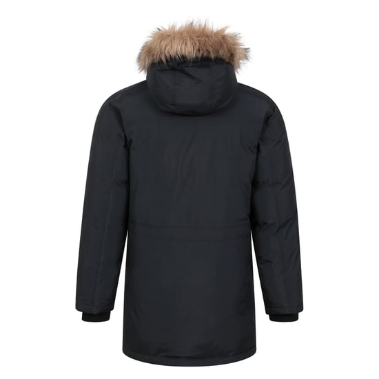 Mountain Warehouse Mens Antarctic Extreme Waterproof Down Jacket (Charcoal) - Image 2