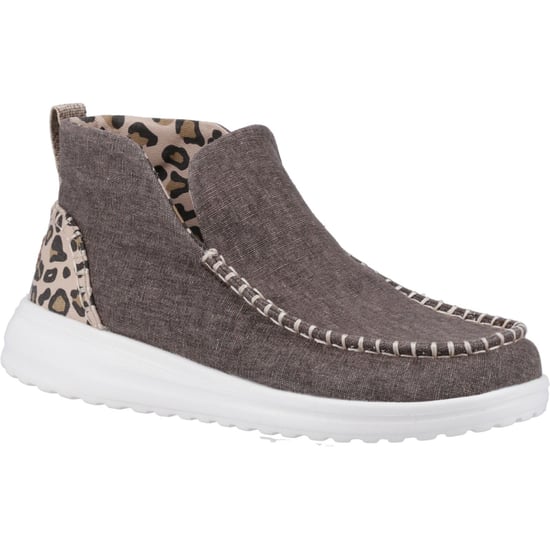 HEYDUDE Denny Cotton Women's Leopard Boots - Image 1