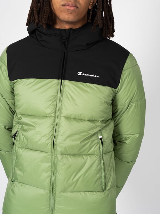 Champion Chaqueta del hombre negro, verde - Image 5