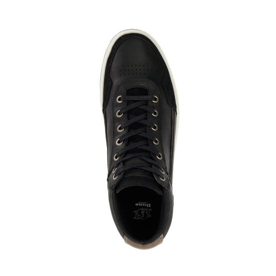 Dune Mens Sydnies - Contrast Perforated High Top Trainers