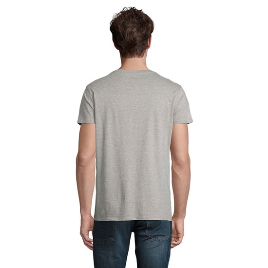 SOLS Mens Crusader Organic T-Shirt (Grey Marl) - Image 6