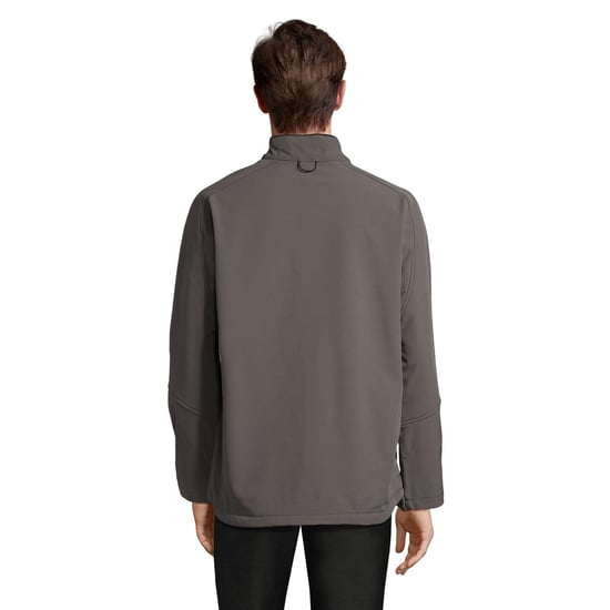 SOLS Mens Relax Soft Shell Jacket (Charcoal Grey Solid) - Image 2