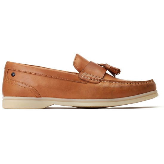 Base London Bonito Leather Men's Burnt Tan Loafers - Image 3