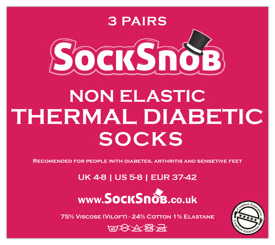 Pack de 12 Calcetines Diabéticos Térmicos No Elásticos para Mujer - Grises - Image 2