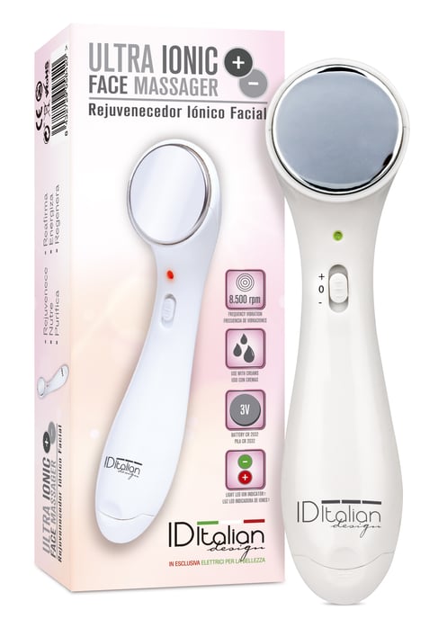 Italian Design Anti-Wrinkle Massager Liberator Ions + & -