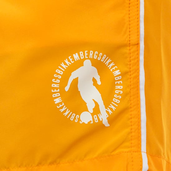 Bikkembergs Pantalones Cortos de Hombre Pupino Naranja - Image 6