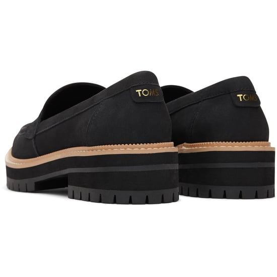 TOMS Cara Leather Women's Black Loafers - Image 2