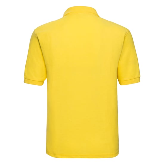 Russell Mens Classic Polycotton Polo Shirt (Yellow) - Image 2