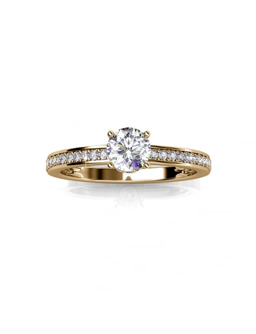 Anillo Elise - Oro y Cristal - Image 4