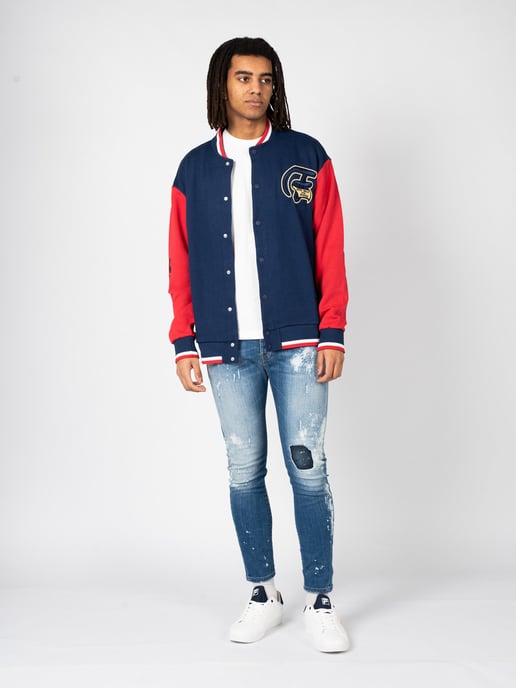 Fila Chaqueta Zurow del hombre rojo, azul oscuro - Image 2