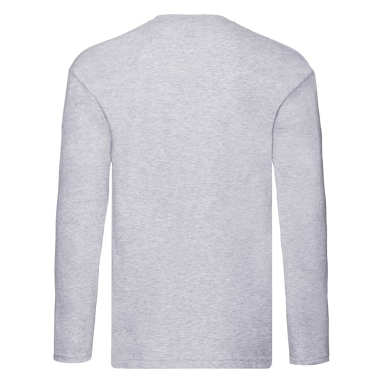Fruit Of The Loom Mens R Long-Sleeved T-Shirt (Heather Grey) - Image 2