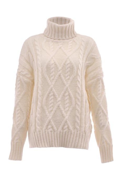 Mymo Turtleneck  pullover women off-white - Image 1