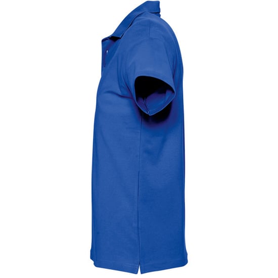 SOLS Mens Spring II Short Sleeve Heavyweight Polo Shirt (Royal Blue) - Image 3
