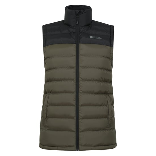 Mountain Warehouse Mens Seasons II Padded Gilet (Khaki Green) - Image 1