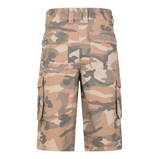 Mountain Warehouse Mens Camo Cargo Shorts (Brown) - Image 2