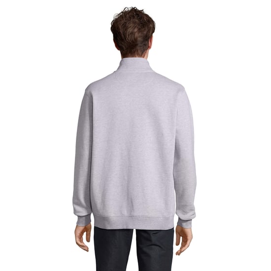 SOLS Unisex Adult Cooper Full Zip Jacket (Grey Melange) - Image 2