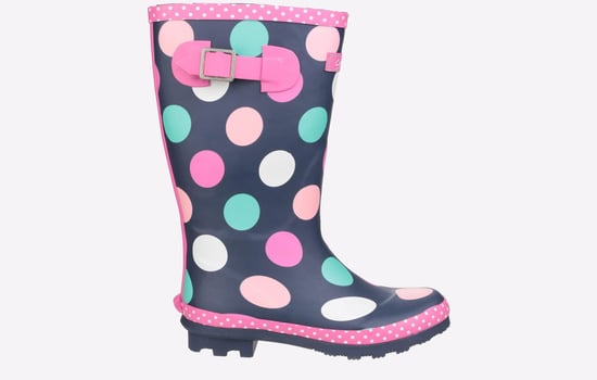 Cotswold Dotty WATERPROOF Wellington Junior Girls - Image 1