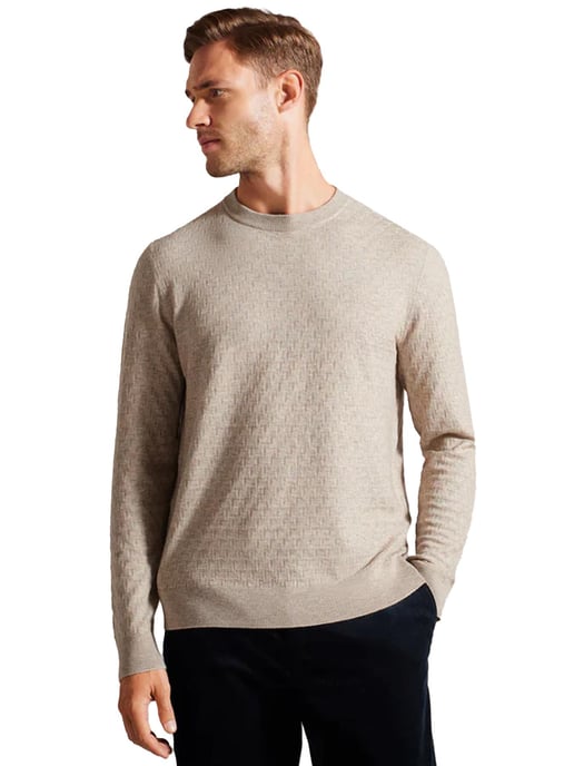 Ted Baker | Jersey de punto con cuello redondo para hombre - Loung - Image 1