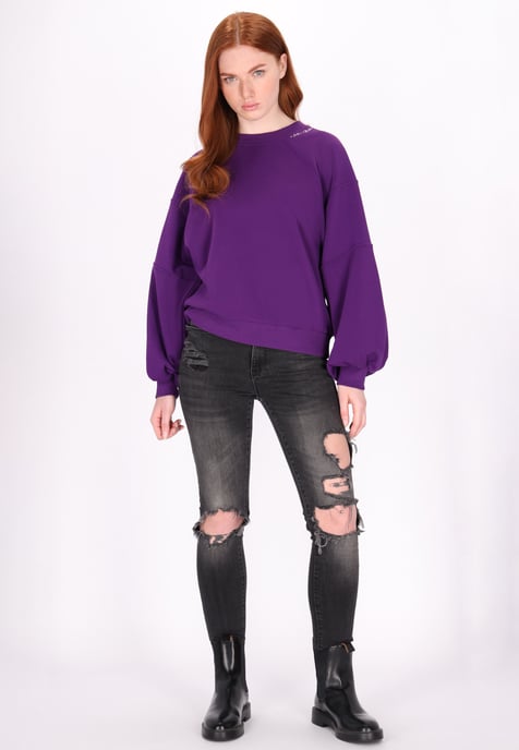 Dreimaster Sweatshirt women dark purple - Image 2