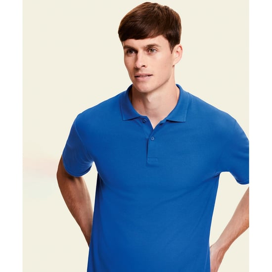Fruit Of The Loom Mens Original Polo Shirt (Royal Blue) - Image 3