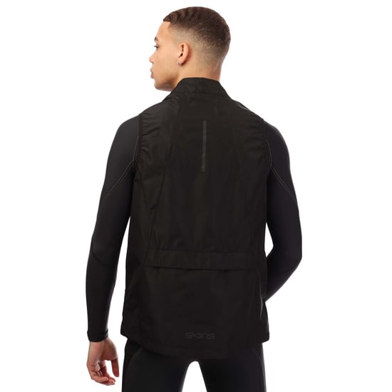 Men's Skins Series-3 Running Gilet in Black