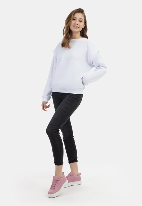 Mymo sweatshirt women white - Image 2