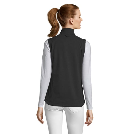 SOLS Womens/Ladies Rallye Softshell Sleeveless Gilet (Black) - Image 2