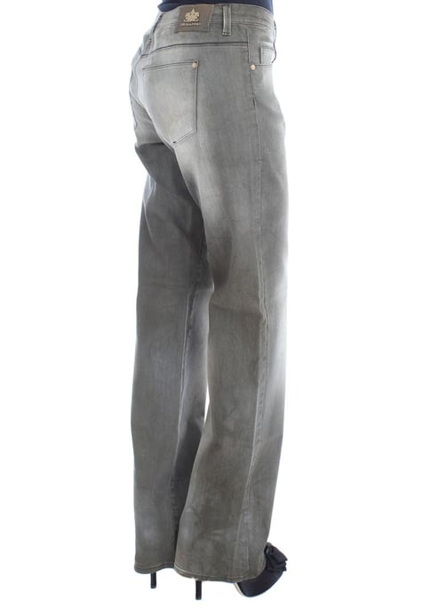 Jeans boyfriend de mezcla de algodón gris para mujer de Ermanno Scervino - Image 4
