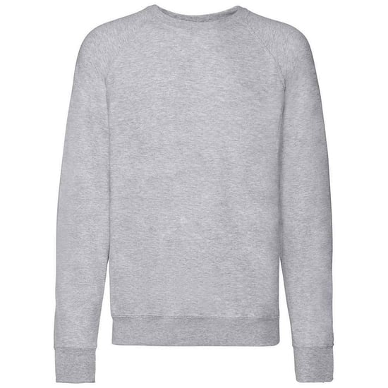 Fruit of the Loom Unisex Adult Lightweight Raglan Sweatshirt (Heather Grey) - Image 1