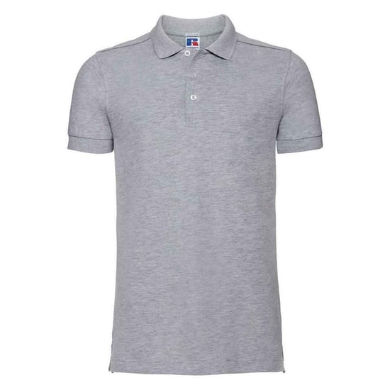 Russell Mens Stretch Polo Shirt (Light Oxford) - Image 1