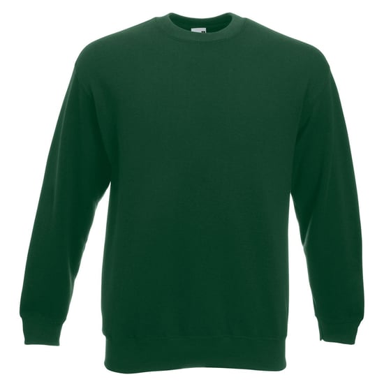 Fruit of the Loom Mens Classic 80/20 Set-in Sweatshirt (Bottle Green) - Image 1