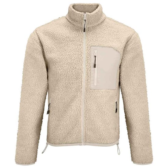 SOLS Unisex Adult Fury Sherpa Fleece Jacket (Shear Beige/Beige) - Image 1
