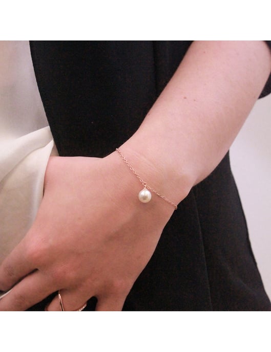 Conjunto de perlas de cristal de luna llena - Oro rosa y cristal - Image 6