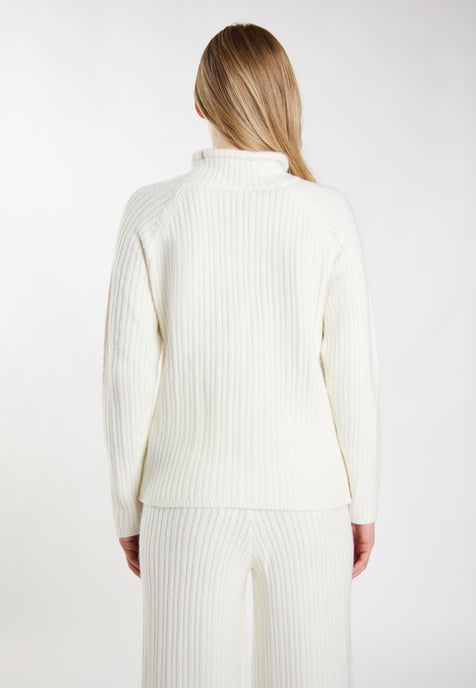 Dreimaster Knitted pullover women off-white - Image 4