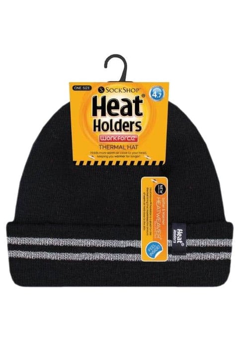 Gorro reflectante de alta visibilidad para hombre en naranja y amarillo - Image 2