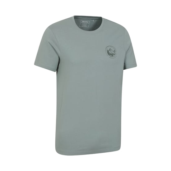 Mountain Warehouse Mens Valley Organic T-Shirt (Light Khaki) - Image 4