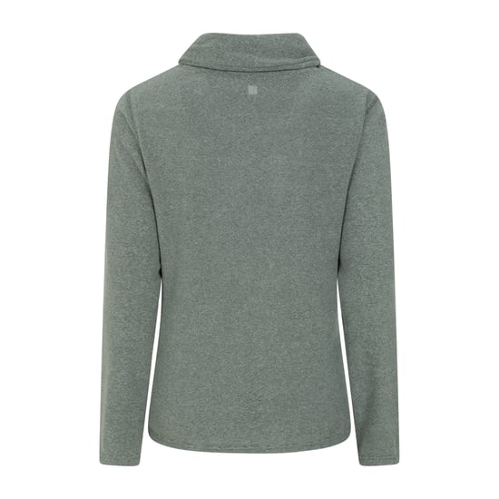 Mountain Warehouse Womens/Ladies Hebridean Cowl Neck Fleece Top (Dark Khaki) - Image 2