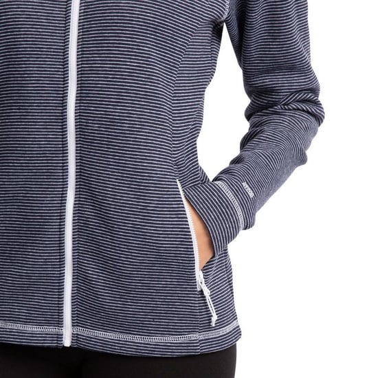 Trespass Womens/Ladies Rootless Stripe Marl AT200 Fleece Jacket (Navy)