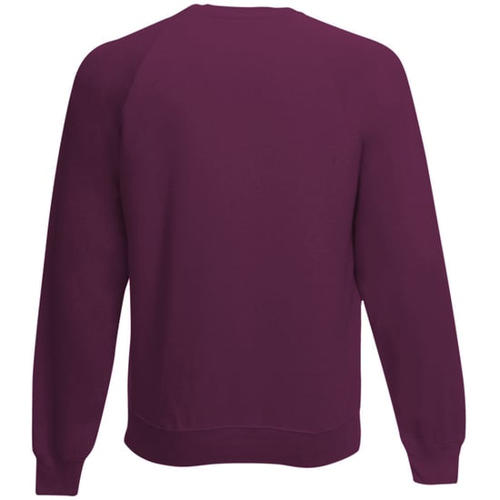 Fruit Of The Loom Childrens Unisex Raglan Sleeve Sweatshirt (Pack of 2) (Burgundy) - Image 2