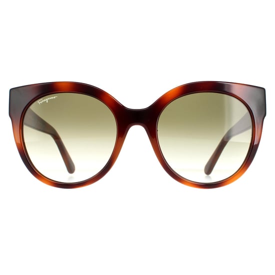 Salvatore Ferragamo Cat Eye Señoras Tortuga Verde SF1031s - Image 1