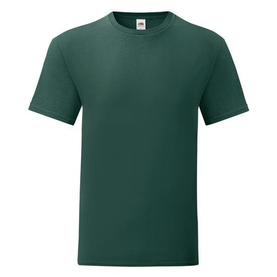 Fruit Of The Loom Mens Iconic T-Shirt (Pack of 5) (Forest Green) - Image 1