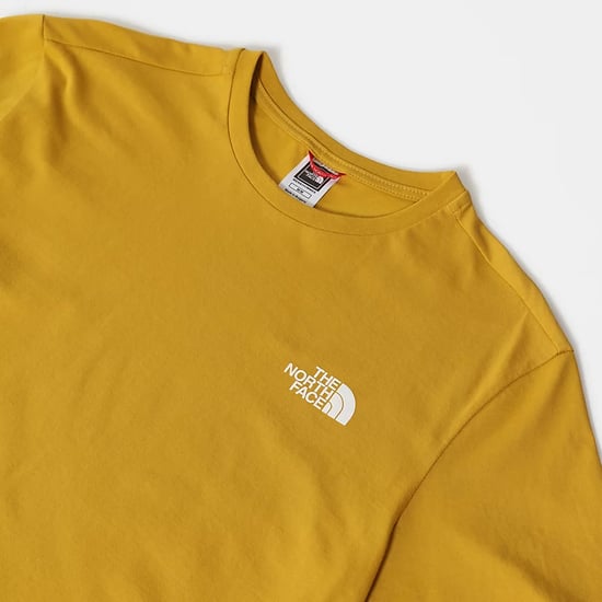 The North Face Men's Short Sleeve Simple Dome T-Shirt Arrowwood Yellow - Image 6