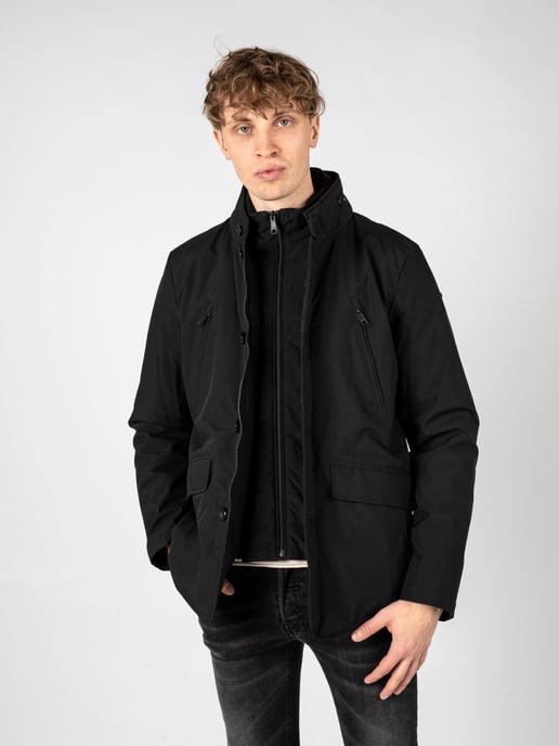 Chaqueta Geox Tevere Hombre Negro - Image 3