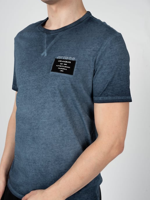 Guess T-Shirt Patch del hombre azul - Image 5