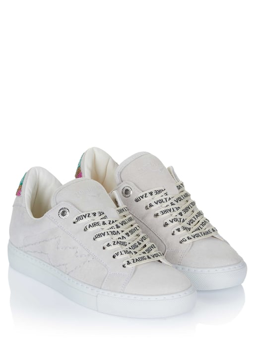 Zadig Voltaire Zapatos La Flash Folk Beads blanco - Image 2