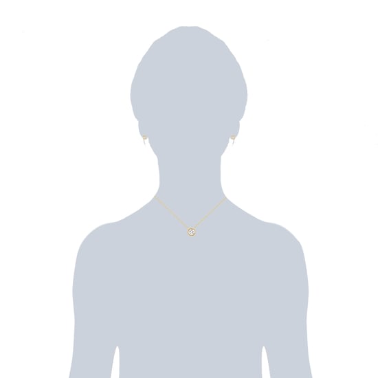 Set (necklace + stud earring) sterling silver yellow gold embellished with swarovski crystals® white Rafaela Donata - Image 4