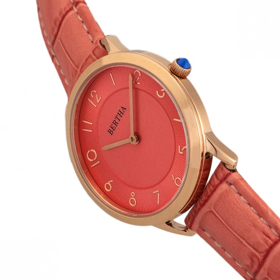 Bertha Abby Swiss Leather-Band Watch