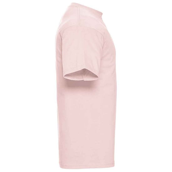 Russell Mens Ringspun Cotton Classic T-Shirt (Powder Rose) - Image 2